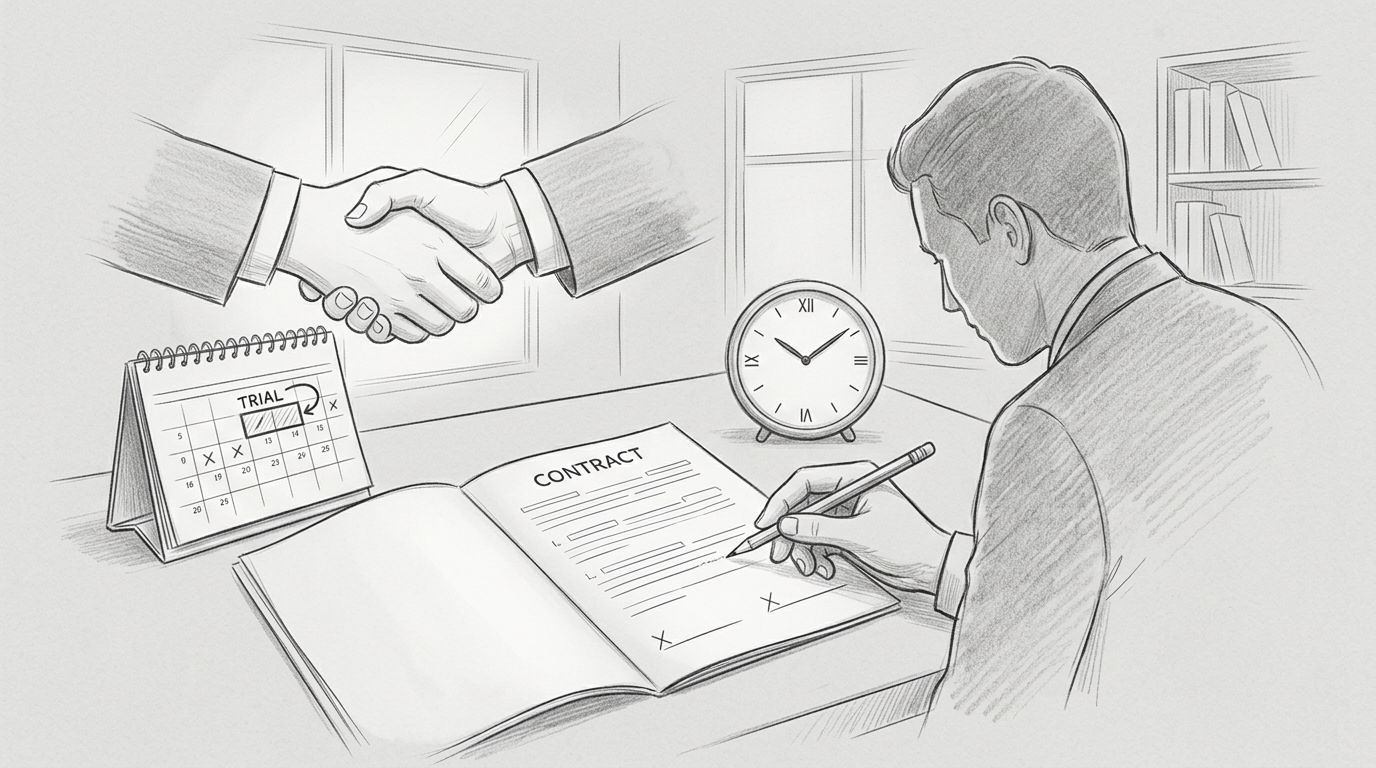 Periodo di prova: come funziona davvero e cosa chiedere