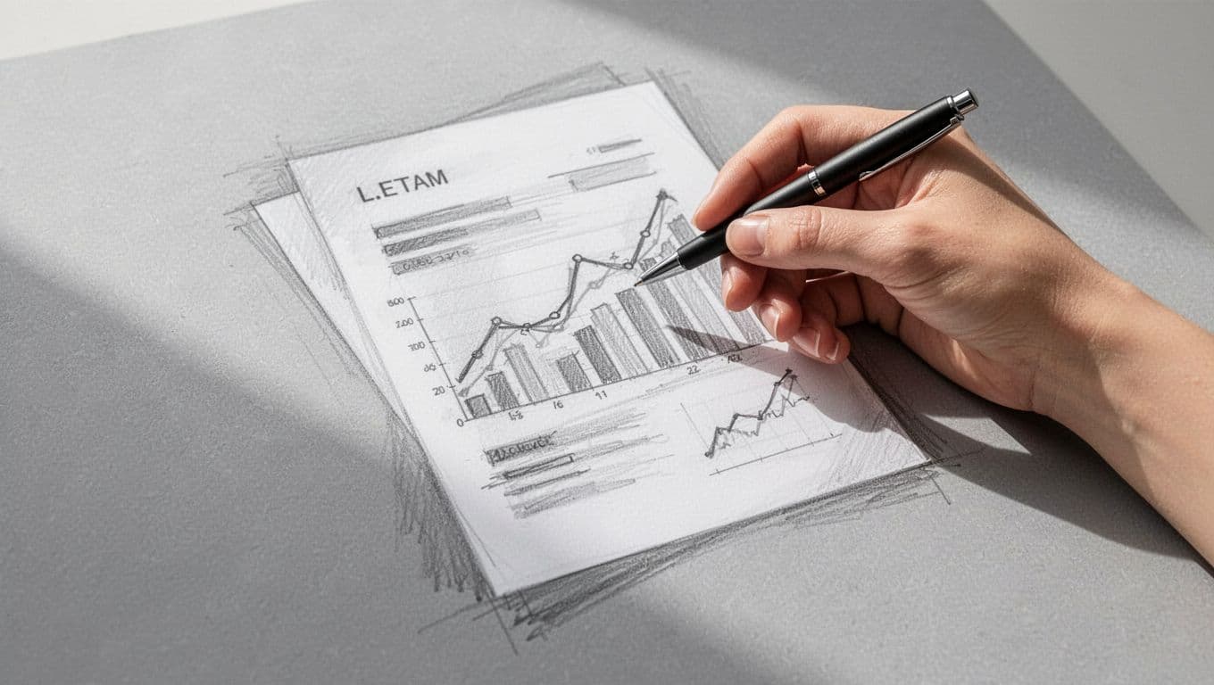 Un disegno a matita raffigura il simbolo grafico di una valuta tra mani attente su carta grigia. Le linee pulite e le ombreggiature leggere enfatizzano la precisione tecnica del processo di pagamento.